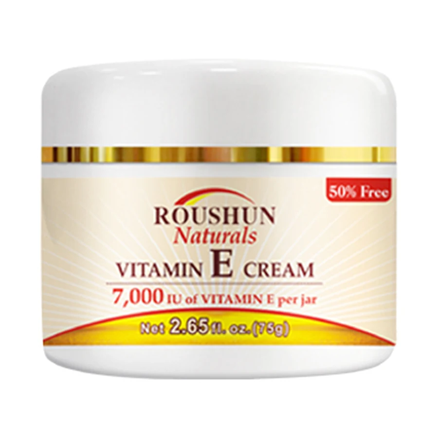 ROUSHUN Vitamin E Face Cream model RS-29885 product packaging for private label OEM/ODM