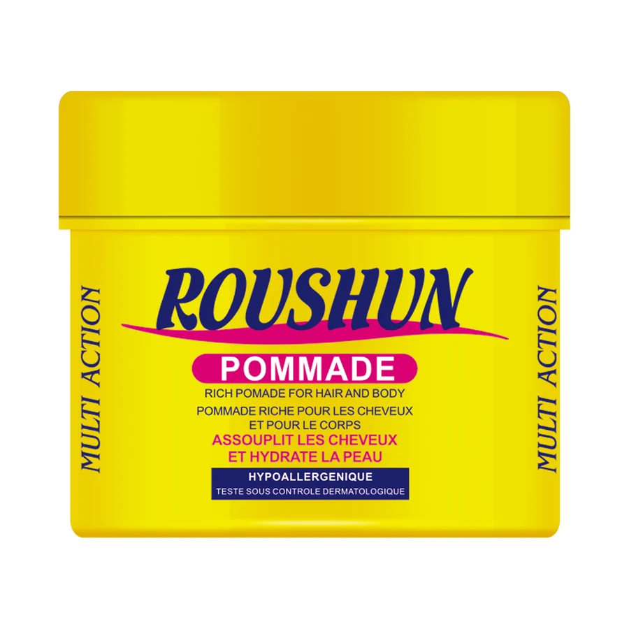 ROUSHUN Yellow Hair Wax 120 ml model RS-29229 product packaging for private label OEM/ODM