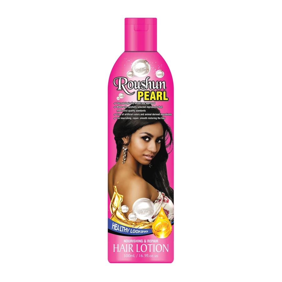 ROUSHUN Pearl Hair Lotion 500 ml model RS-29839 product packaging for private label OEM/ODM