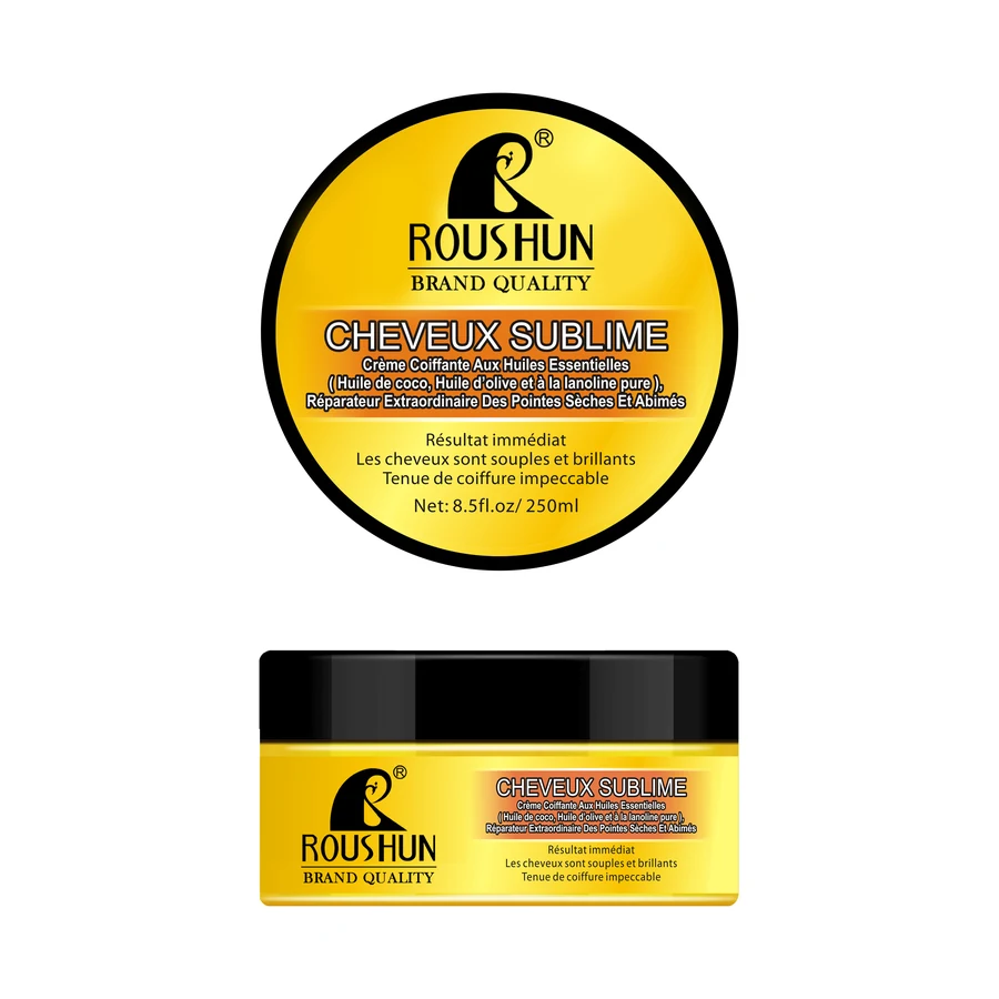 ROUSHUN Hair Styling Gel 250 g model RS-30248 product packaging for private label OEM/ODM