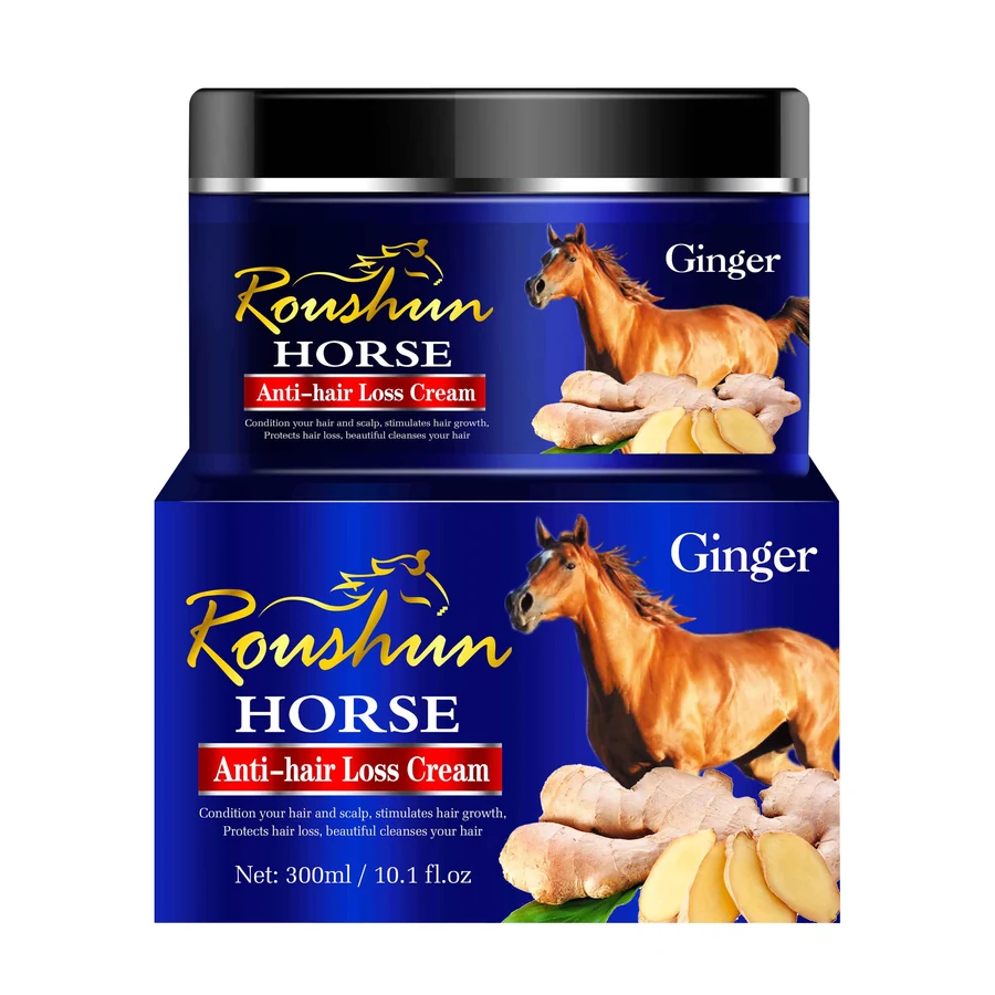 ROUSHUN Ginger Hair Treatment 300 ml model RS-29915 product packaging for private label OEM/ODM