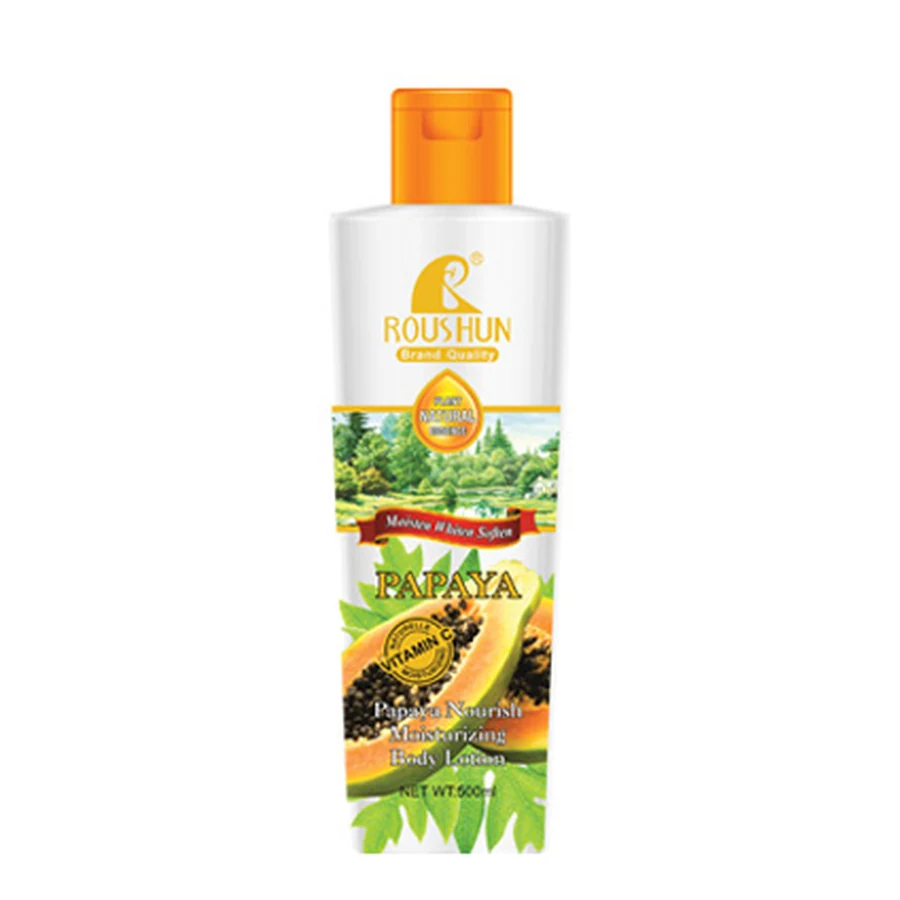 ROUSHUN Honey Body Lotion 500 ml model RS-29785 product packaging for private label OEM/ODM