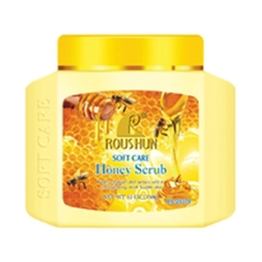ROUSHUN Honey Scrub model RS-29379 white background product image for OEM/ODM private label body scrub manufacturing