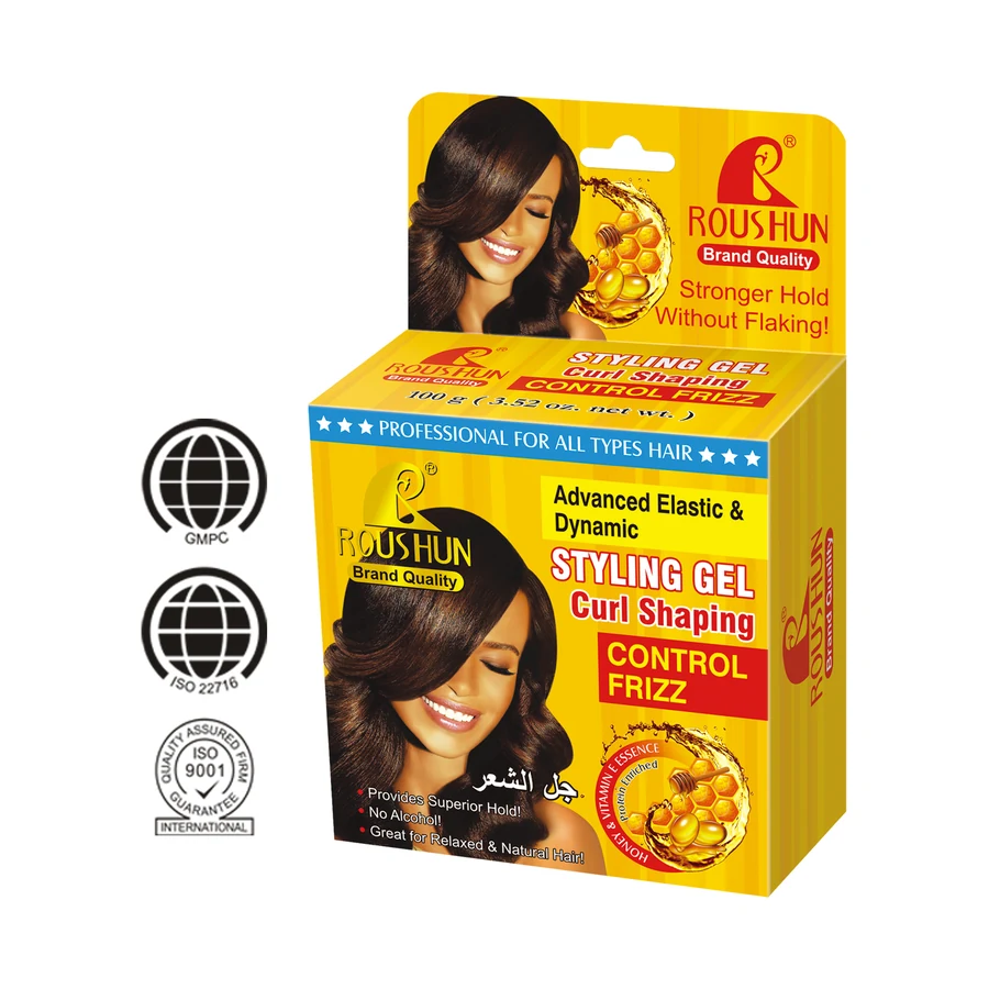 ROUSHUN Honey Hair Wax 100 g model RS-29606 product packaging for private label OEM/ODM