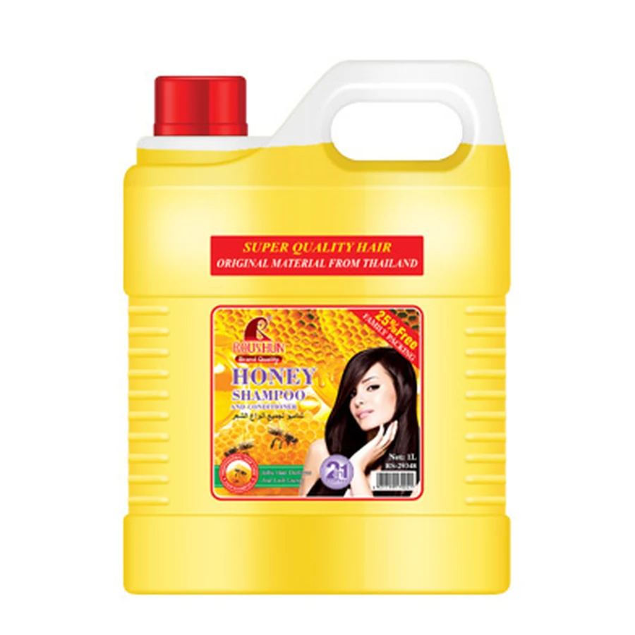 ROUSHUN Honey Shampoo 1 L model RS-29348 product packaging for private label OEM/ODM