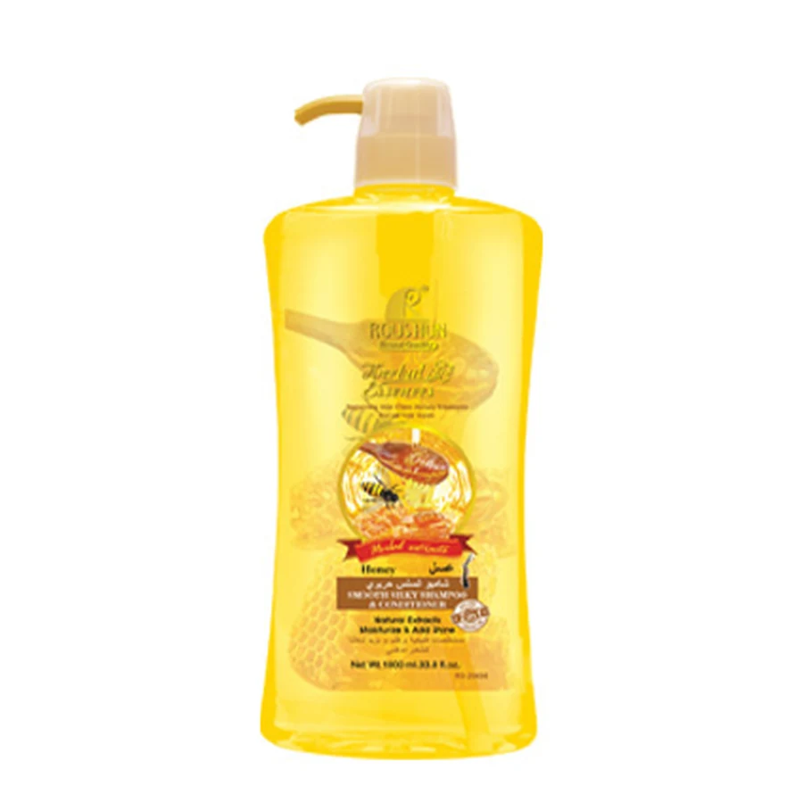 ROUSHUN Honey Shampoo 1000 ml model RS-29698 product packaging for private label OEM/ODM