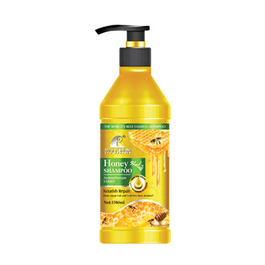 ROUSHUN Honey Shampoo 1380 ml model RS-29368 product packaging for private label OEM/ODM