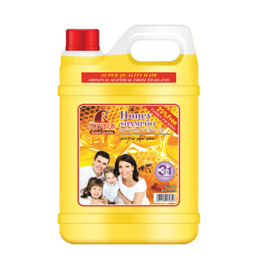 ROUSHUN Honey Shampoo 4 L model RS-29356 product packaging for private label OEM/ODM