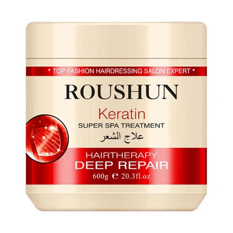 ROUSHUN Keratin Hair Treatment 600 ml model RS-30019 product packaging for private label OEM/ODM