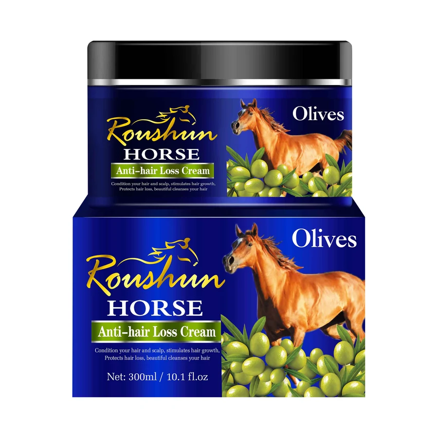 ROUSHUN Olive Oil Hair Treatment 300 ml model RS-29914 product packaging for private label OEM/ODM
