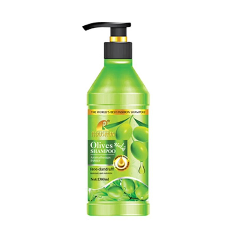 ROUSHUN Olive Oil Shampoo 1380 ml model RS-29370 product packaging for private label OEM/ODM