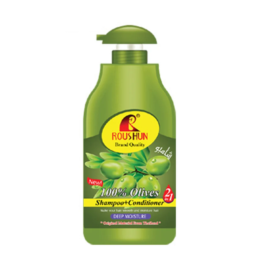 ROUSHUN Olive Oil Shampoo 1500 ml model RS-29397 product packaging for private label OEM/ODM