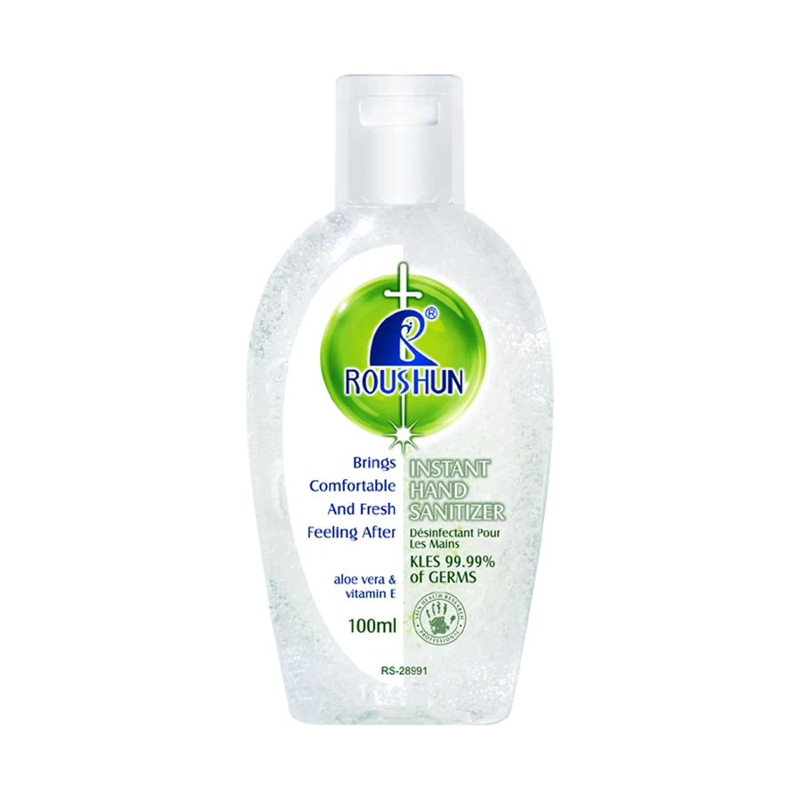 ROUSHUN Hand Sanitizer 100 ml model RS-28991 product packaging for private label OEM/ODM