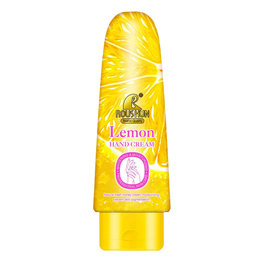 ROUSHUN Lemon Hand Cream 100 ml model RS-29783 product packaging for private label OEM/ODM
