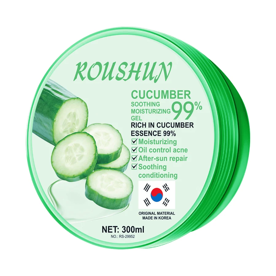 ROUSHUN Cucumber Skin Gel 300 ml model RS-29952 product packaging for private label OEM/ODM