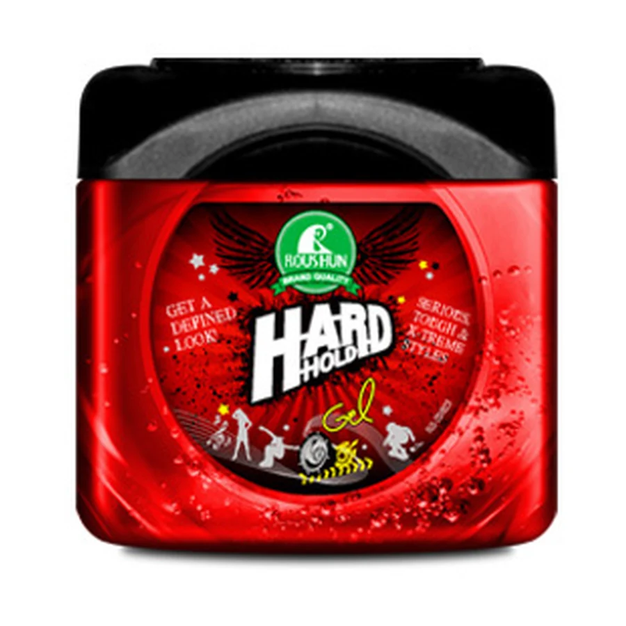ROUSHUN Red Hair Styling Gel 310 ml x 48 model RS-29823 product packaging for private label OEM/ODM