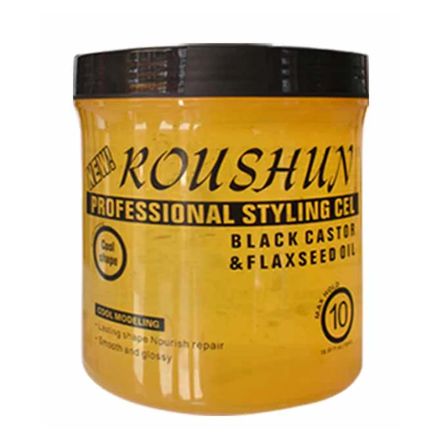 ROUSHUN Hair Styling Gel 500 ml model RS-29982 product packaging for private label OEM/ODM