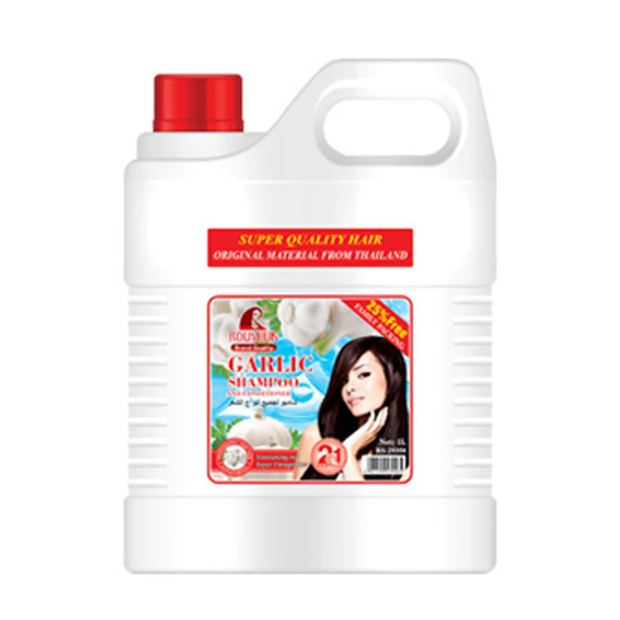 ROUSHUN Garlic Shampoo 1 L model RS-29350 product packaging for private label OEM/ODM