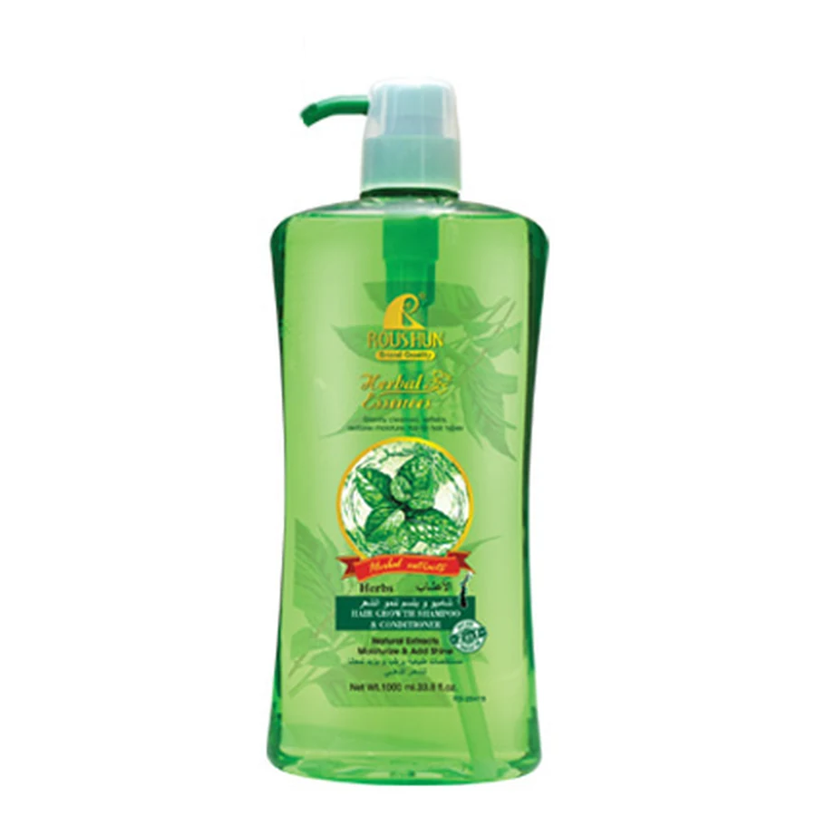 ROUSHUN Herbal Shampoo 1000 ml model RS-29419 product packaging for private label OEM/ODM