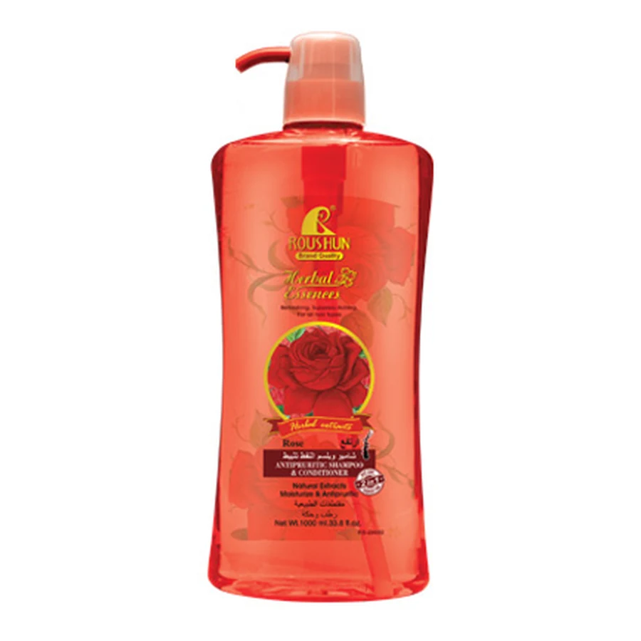 ROUSHUN Rose Shampoo 1000 ml model RS-29650 product packaging for private label OEM/ODM