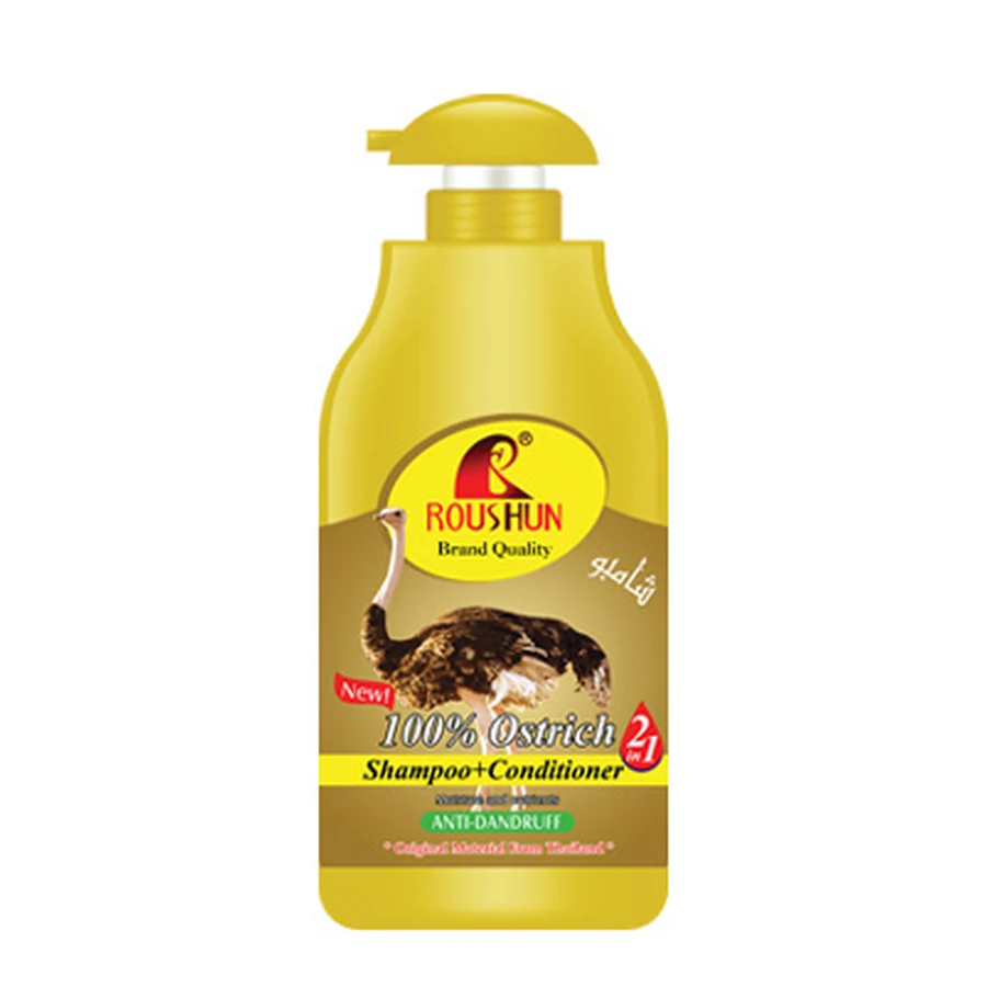 ROUSHUN Ostrich Shampoo 1500 ml model RS-29400 product packaging for private label OEM/ODM