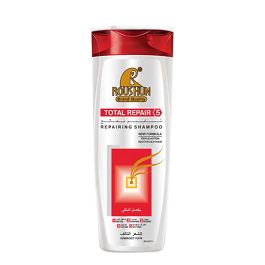 ROUSHUN Shampoo 400 ml model RS-29771 product packaging for private label OEM/ODM