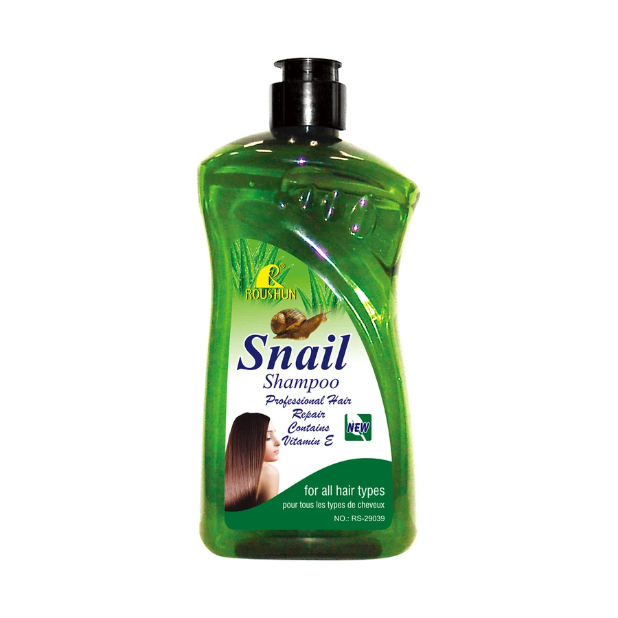 ROUSHUN Snail Shampoo 500 ml model RS-29039 product packaging for private label OEM/ODM
