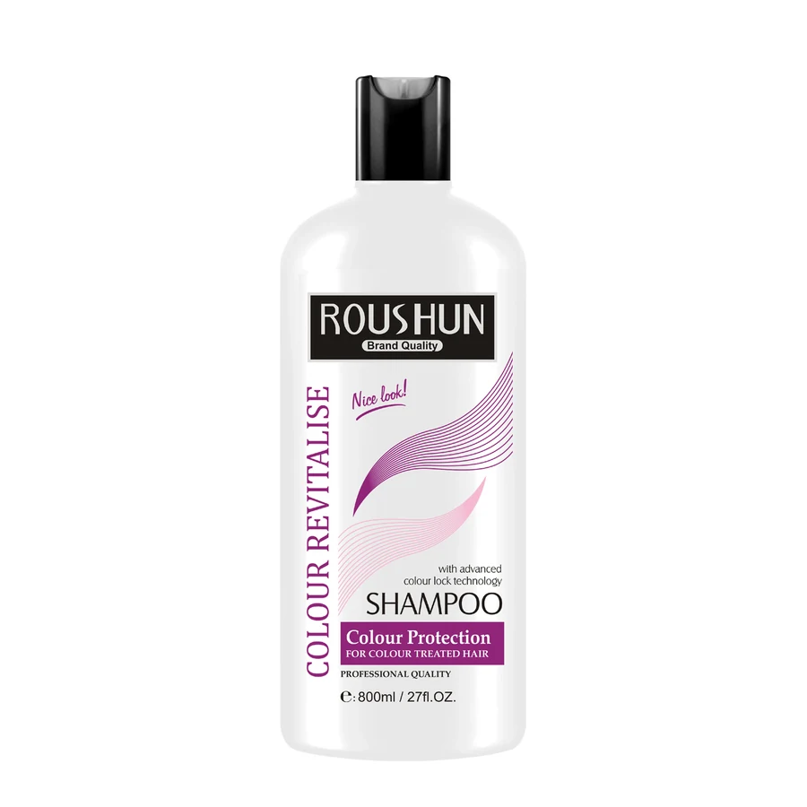 ROUSHUN Shampoo 800 ml model RS-29585 product packaging for private label OEM/ODM