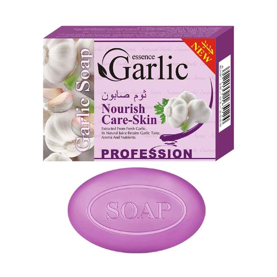 ROUSHUN Garlic Bar Soap 110 g model RS-29053 product packaging for private label OEM/ODM