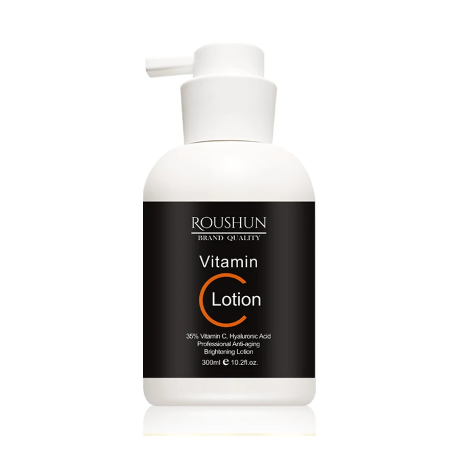 ROUSHUN Vitamin C Body Lotion 438 ml model RS-30196 product packaging for private label OEM/ODM