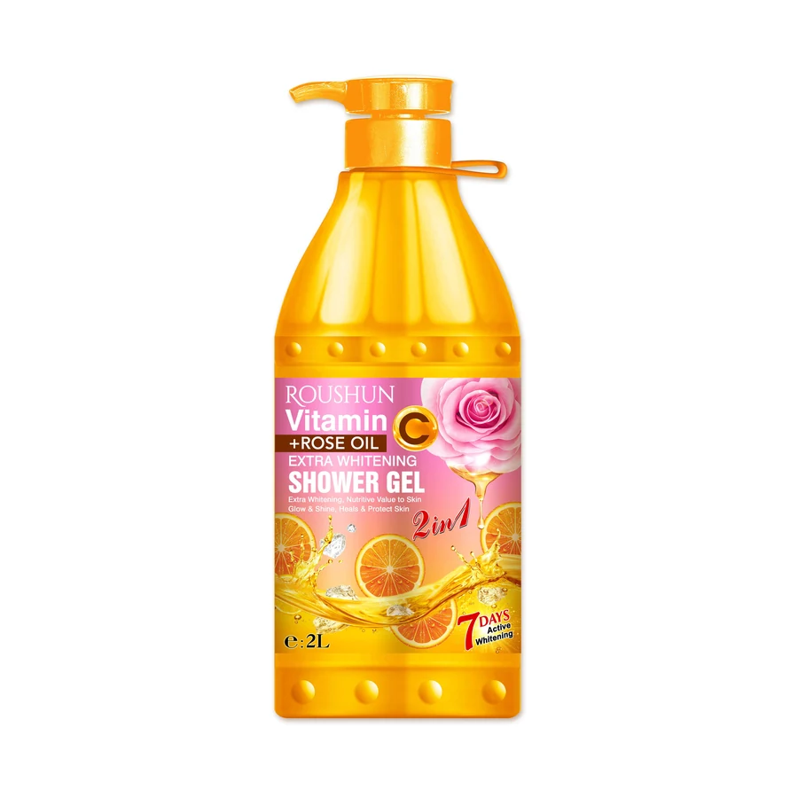 ROUSHUN Vitamin C Shower Gel 2000 ml model RS-30590-A product packaging for private label OEM/ODM