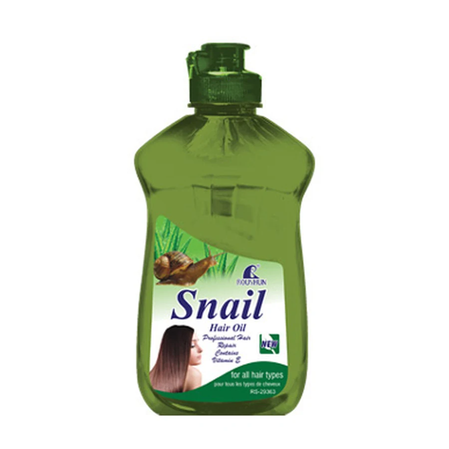 Snail Hair Oil 250 ml model RS-29363 product packaging for private label OEM/ODM