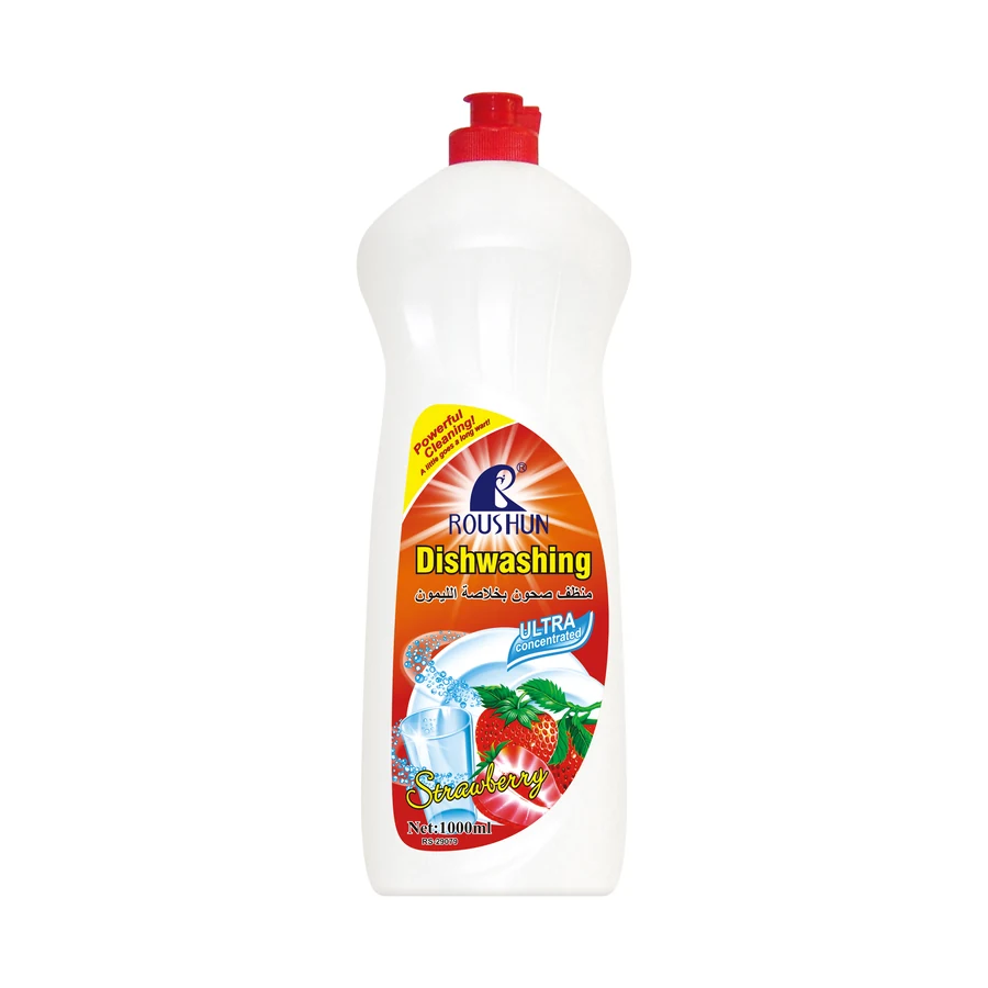 Strawberry Dishwashing Liquid 1000 ml model RS-29079 product packaging for private label OEM/ODM
