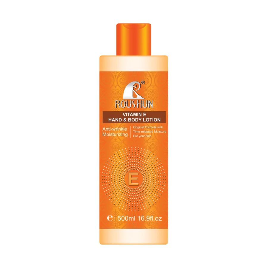 Vitamin E Body Lotion 500 ml model RS-29291 product packaging for private label OEM/ODM