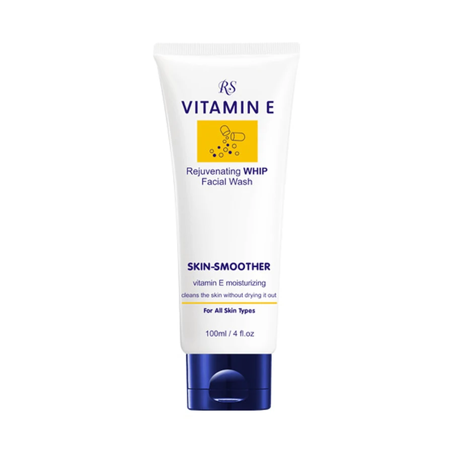 Vitamin E Facial Cleanser 100 ml model RS-30250 product packaging for private label OEM/ODM