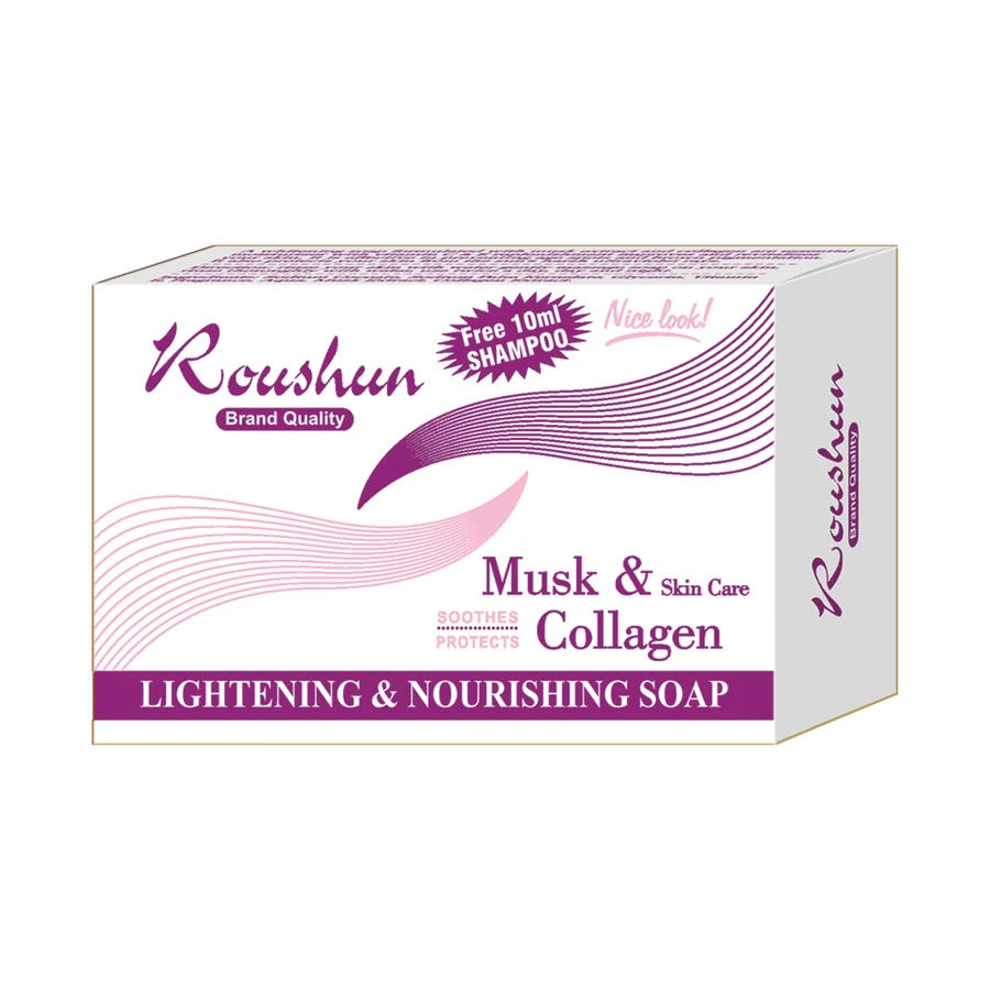 White Bar Soap 100 g model RS-29472 product packaging for private label OEM/ODM