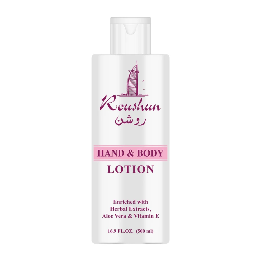 White Body Lotion 500 ml model RS-28500 product packaging for private label OEM/ODM